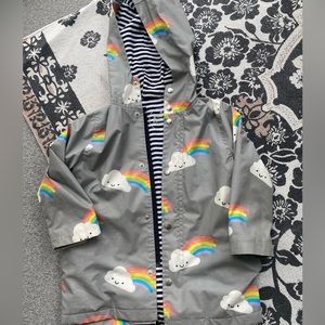 Whistle & Flute kawaii rainbow raincoat!